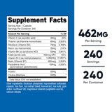 Nutricost B-Complex Vitamins bottle with label showing ingredients