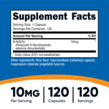 Nutricost B3 (Niacin) capsules close-up showing size