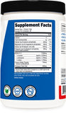 Nutricost BCAA + Hydration ingredients list on the back of the bottle