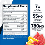 Nutricost BCAA + Hydration Supplement container with 20 servings