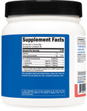 Nutricost BCAA Powder 500g with a measuring scoop