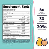 Nutricost BCAA Powder for Women 372g side view
