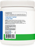 Nutricost BCAA Powder Green Apple scoop with powder