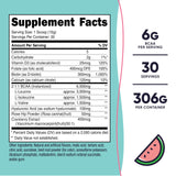 Nutricost BCAA Powder nutritional information label