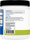 Nutricost BCAA Powder Peach Pear Flavour scoop with powder