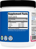 Nutricost BCAA Powder Pomegranate Guava back view with ingredient list