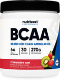 Nutricost BCAA Powder Strawberry Kiwi front view