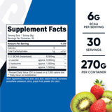 Nutricost BCAA Powder Strawberry Kiwi scoop included