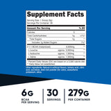 Nutricost BCAA Powder unflavoured powder scoop