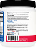 Nutricost BCAA Supplement container on a gym bench