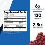 Nutricost BCAAs 1243g unflavoured powder packaging