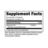 Nutricost Berberine HCl 1200mg bottle with capsules