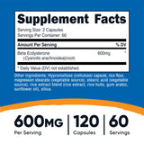 Nutricost Beta Ecdysterone 600mg 120 capsules side view
