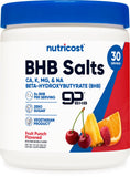 Nutricost BHB Salts Drink Mix Fruit Punch flavour front view