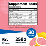 Nutricost BHB Salts Drink Mix Strawberry Lemonade packaging