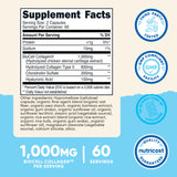 Nutricost BioCell Collagen 1000mg 60 Capsules back view