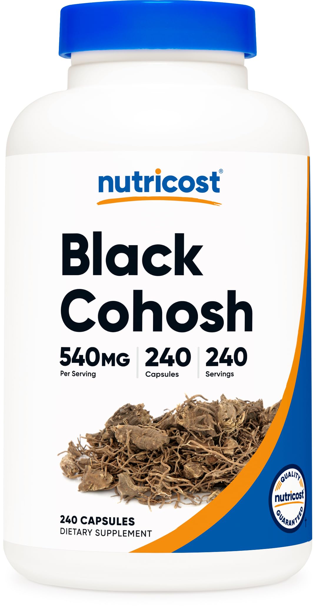 Nutricost Black Cohosh 540mg 240 Capsules front view