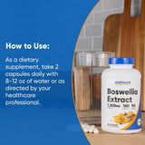 Nutricost Boswellia Extract bottle back view