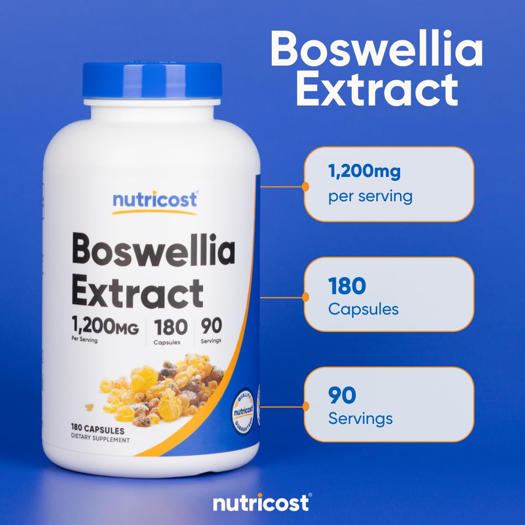 Nutricost Boswellia Extract ingredients list