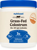 Nutricost Bovine Colostrum Powder 8oz front view with packaging