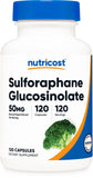 Nutricost Broccoli Seed Extract Capsules front view packaging