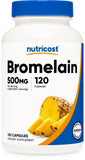 Nutricost Bromelain 120 Capsules front view