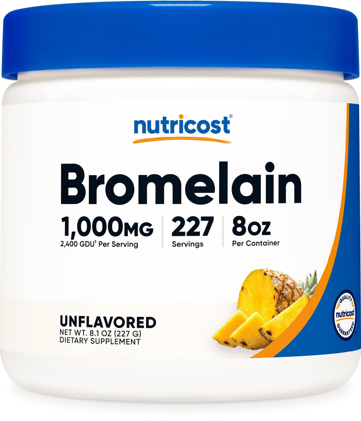 Nutricost Bromelain Powder 4oz front view