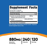 Nutricost Bromelain Quercetin bottle with label