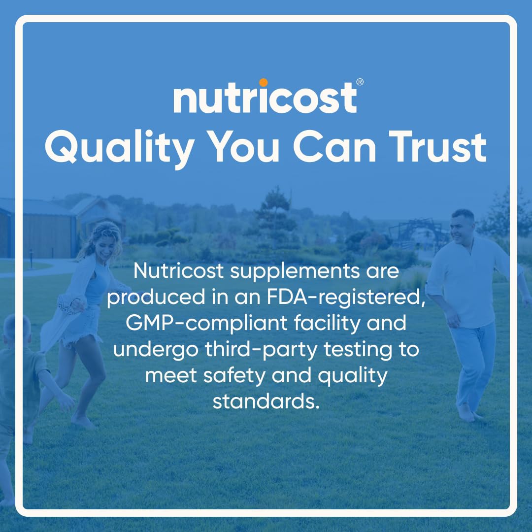 Nutricost Bromelain Quercetin capsules in a hand
