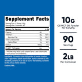 Nutricost C8 MCT Oil Powder 953g packaging