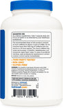 Nutricost Caffeine Capsules 200mg on a wooden table