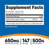 Nutricost Calcium Citrate Powder scoop included