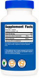 Nutricost Calcium D-Glucarate bottle with capsules and measuring spoon