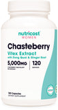 Nutricost Chasteberry Supplement 500mg 120 Capsules front view
