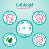 Nutricost Chasteberry Supplement capsules on a wooden surface