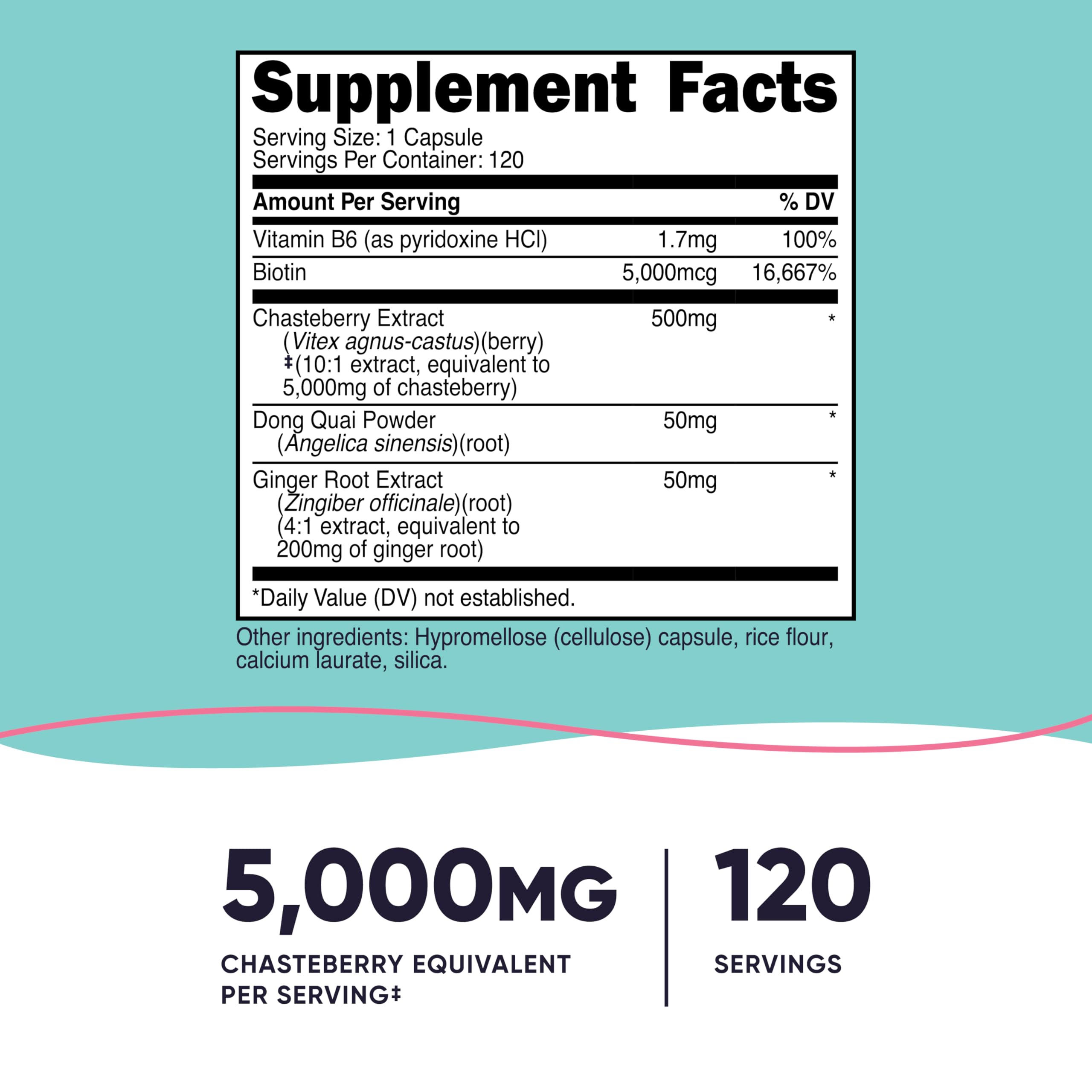 Nutricost Chasteberry Supplement side view with label