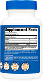 Nutricost Chlorophyll Softgels 100mg nutritional information
