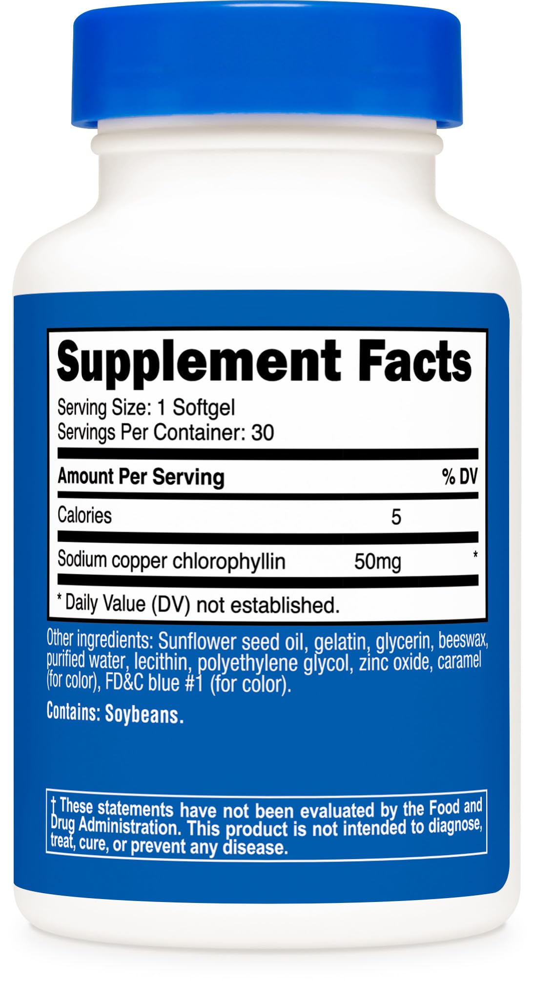 Nutricost Chlorophyll Softgels 50mg lifestyle scene with softgels and a glass of water