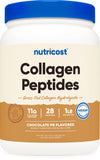 Nutricost Collagen Peptides Chocolate Peanut Butter front view