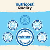 Nutricost Collagen Peptides Chocolate Peanut Butter scoop with powder