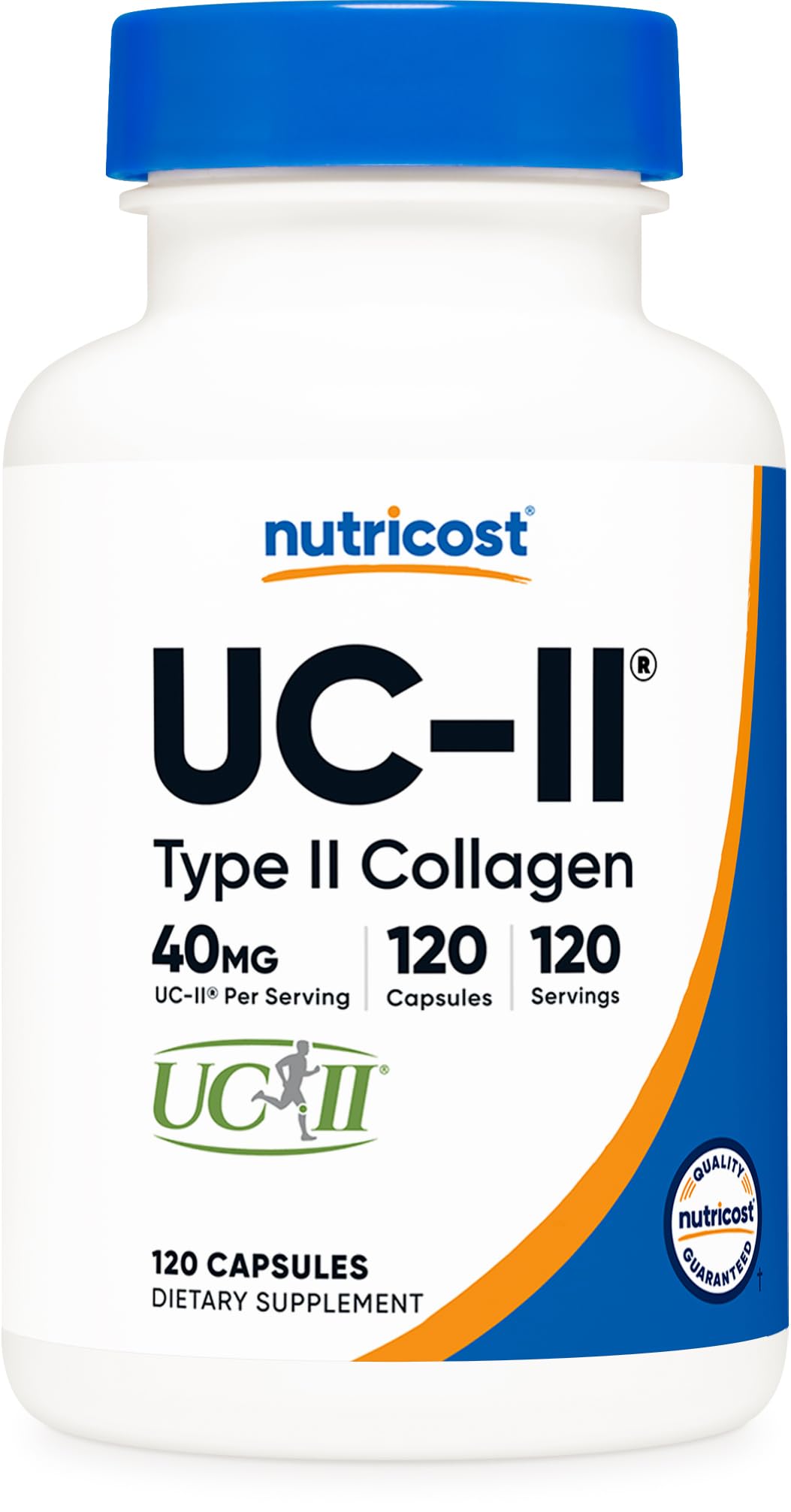 Nutricost Collagen Supplement bottle front view with 120 servings