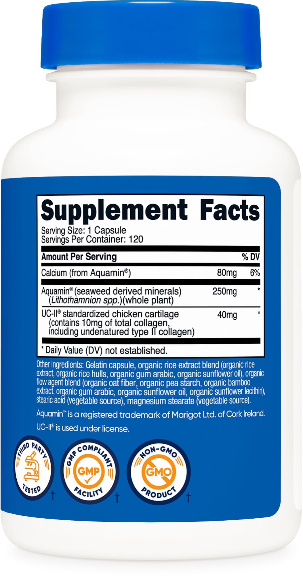 Nutricost Collagen Supplement packaging details and usage instructions