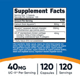 Nutricost Collagen Supplement showing side view with ingredient details