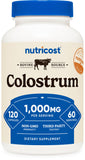 Nutricost Colostrum Capsules 1000mg bottle front view