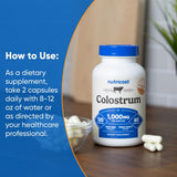 Nutricost Colostrum Capsules 1000mg nutritional facts