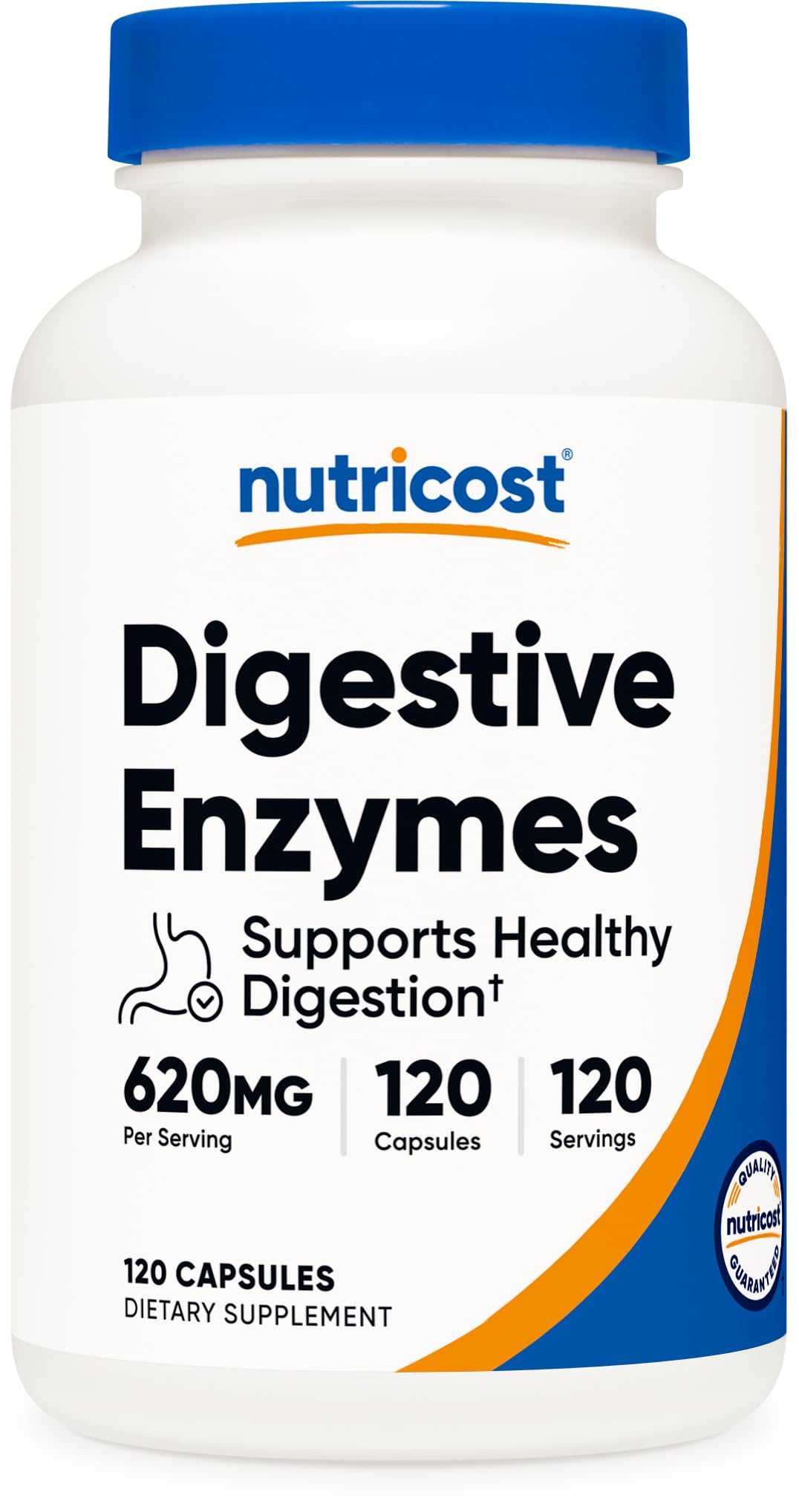 Nutricost Complete Full-Spectrum daily Enzyme Supplement bottle front view