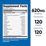 Nutricost Complete Full-Spectrum daily Enzyme Supplement side view with label