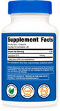 Nutricost CoQ10 100mg vegetarian capsules nutritional information