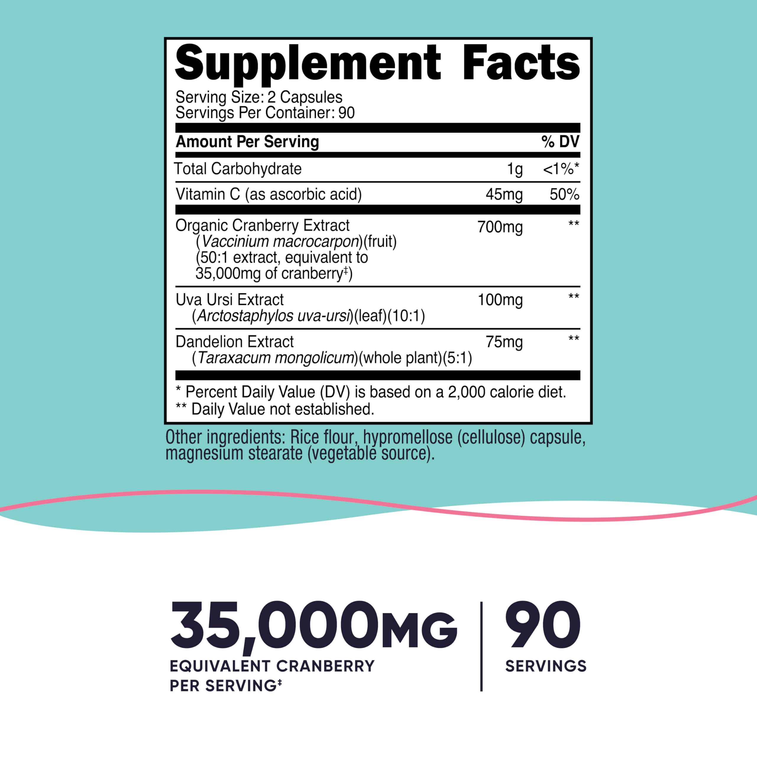 Nutricost Cranberry Extract bottle with 180 capsules
