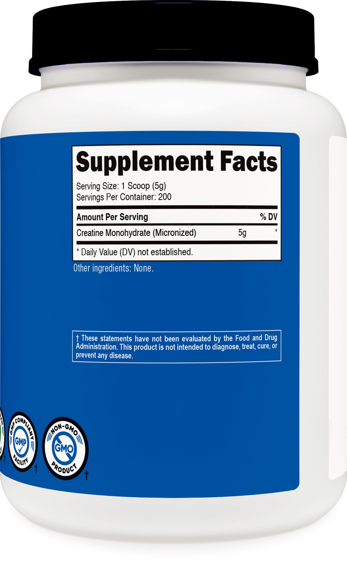 Nutricost Creatine Monohydrate 1 KG packaging details